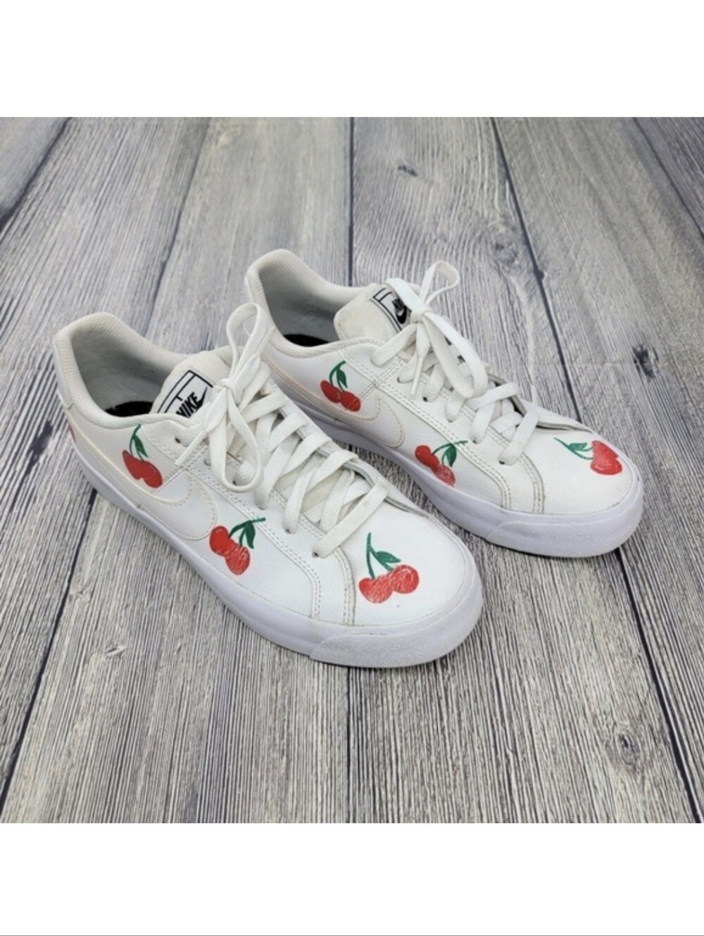 Nike Air Force 1 Custom Painted Cherries Shoes